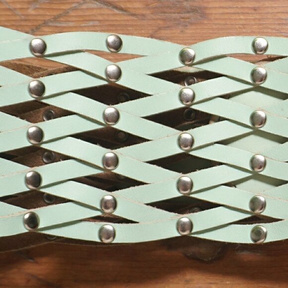 Linea Pelle Mint Wide Waist or Hip Belt Size S - Picture 3 of 7